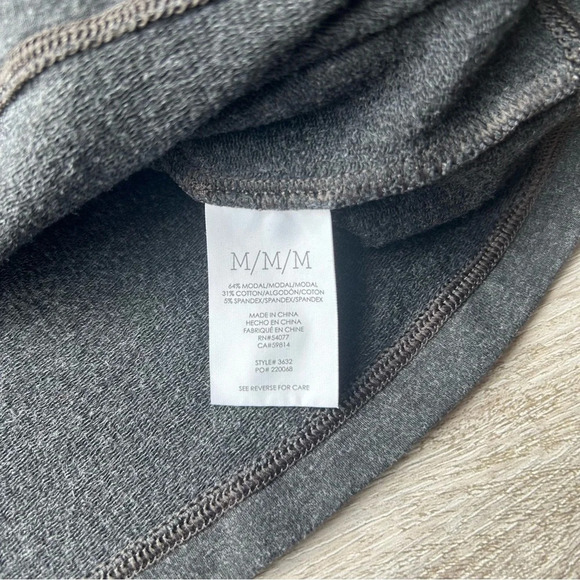 Cabi Cap Sleeve Charcoal Gray Mock Neck Top - Picture 9 of 14